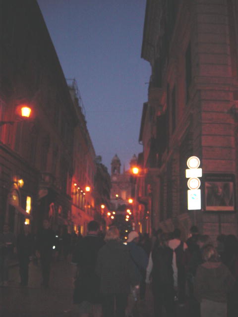 rome at night